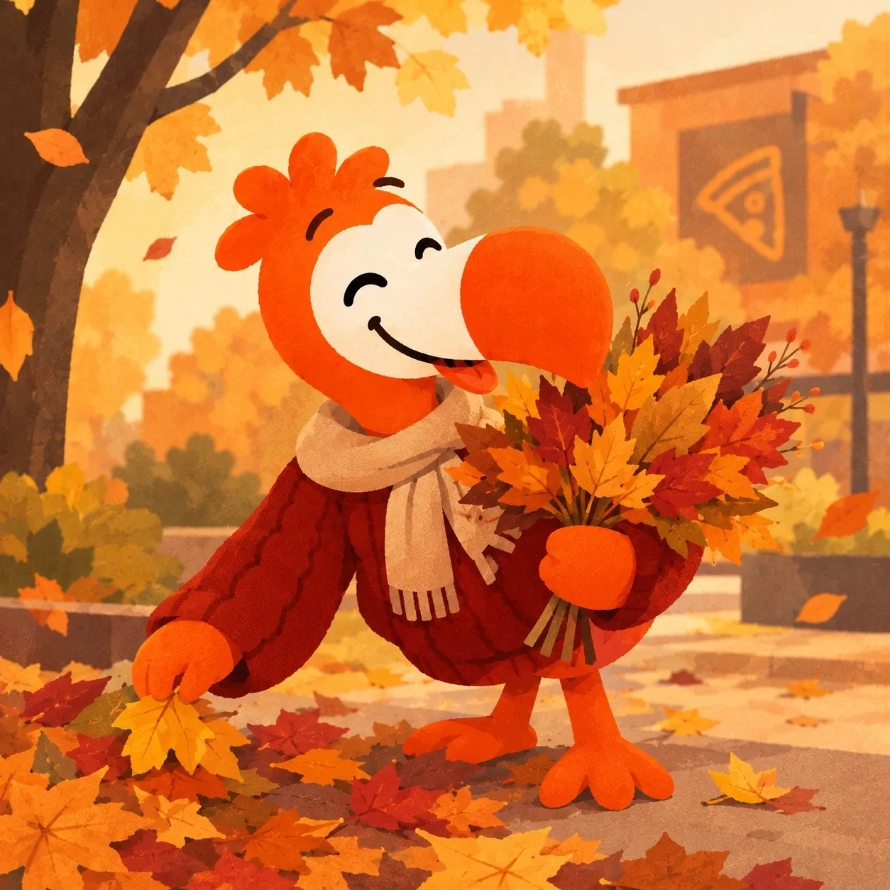 🍂 Собери осенний букет — выиграй пиццу!🍕🧡