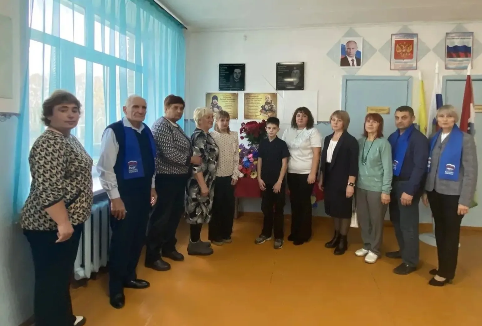 В Мохнатологовской средней школе увековечили память героя СВО