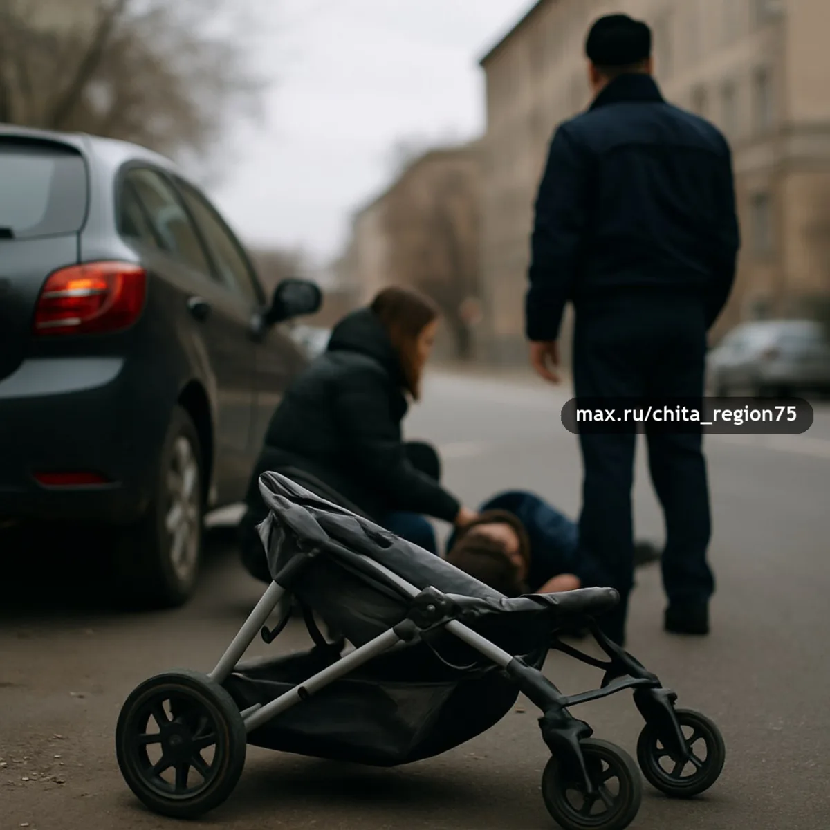Наехал на коляску и сбежал. 20-летний житель Забайкалья без прав сбил двух человек и ск...