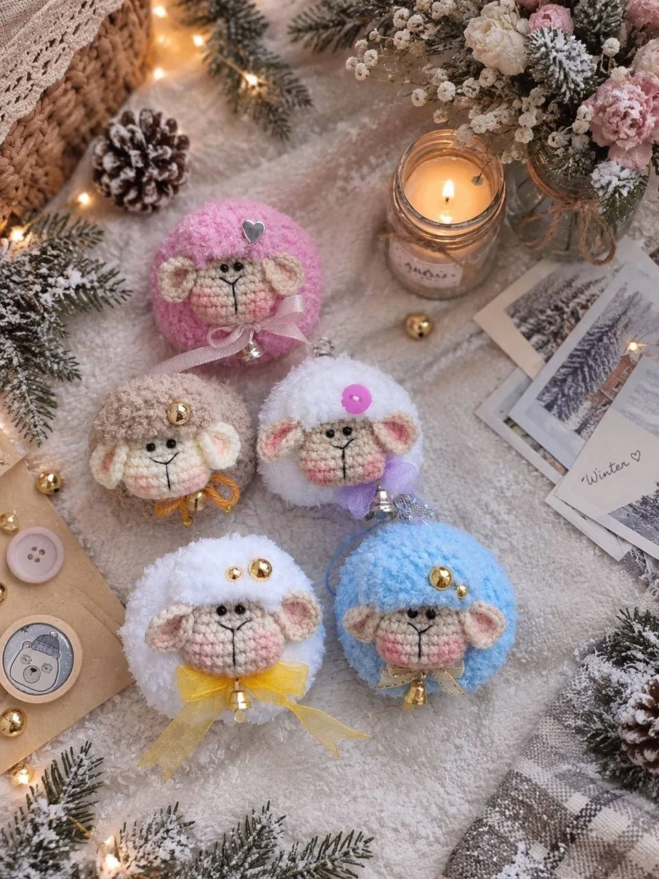 Мои символы следующего года- Козочки и Овечки🎄❤