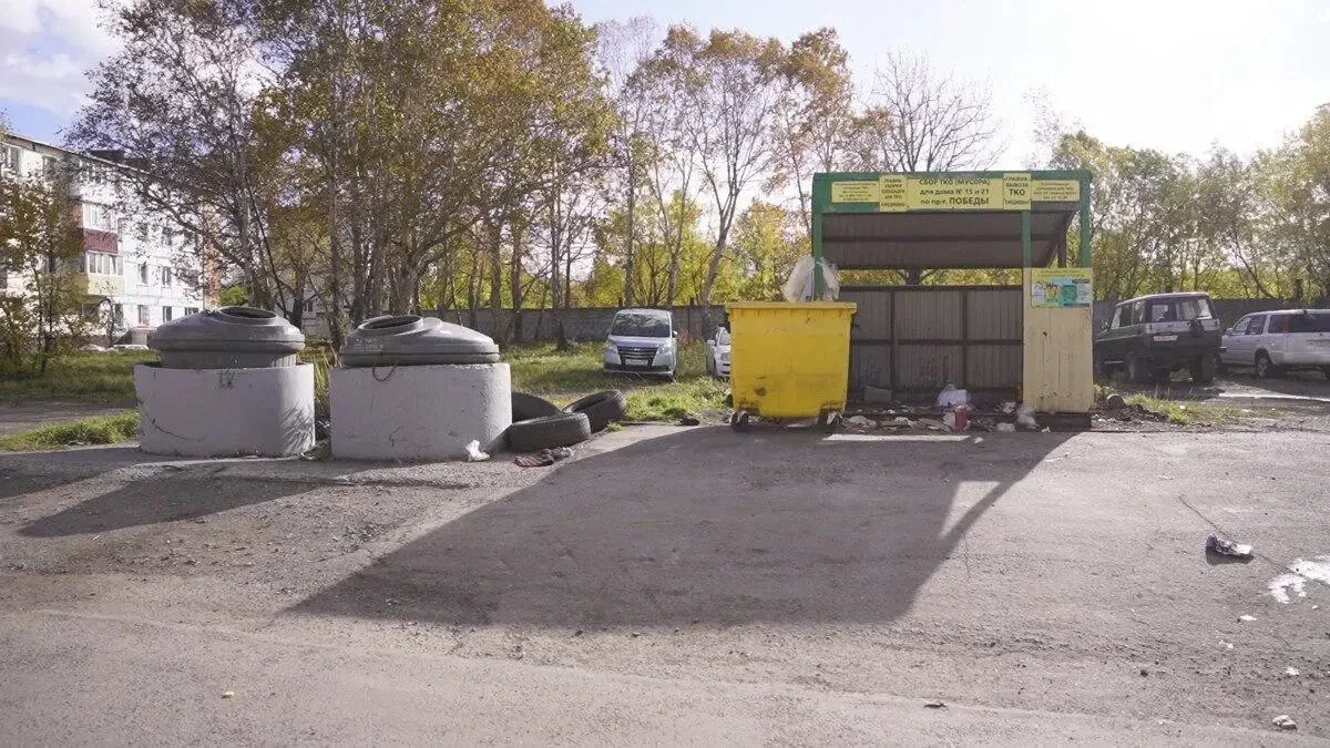 На Камчатке УК следят за мусорными площадками через видеокамеры📹🚛♻️