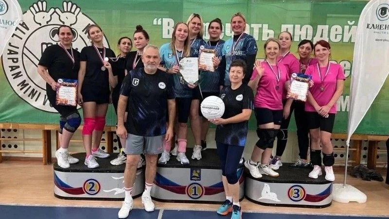 ⚡️«Амазонки» из Долинского района – чемпионы по миниволею среди людей старшего возраста!