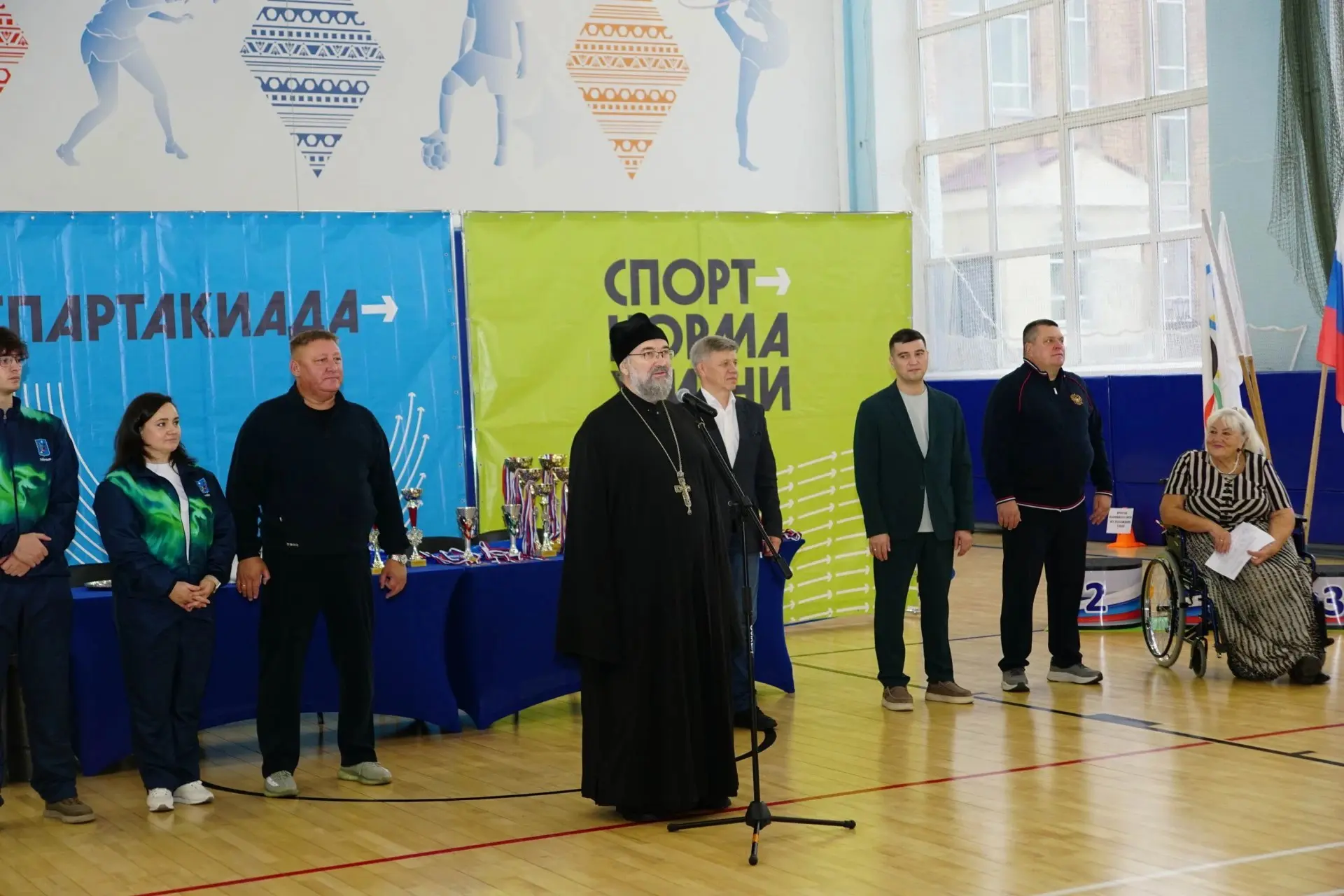 Священник принял участие в открытии Спартакиады среди лиц с ограниченными возможностями...