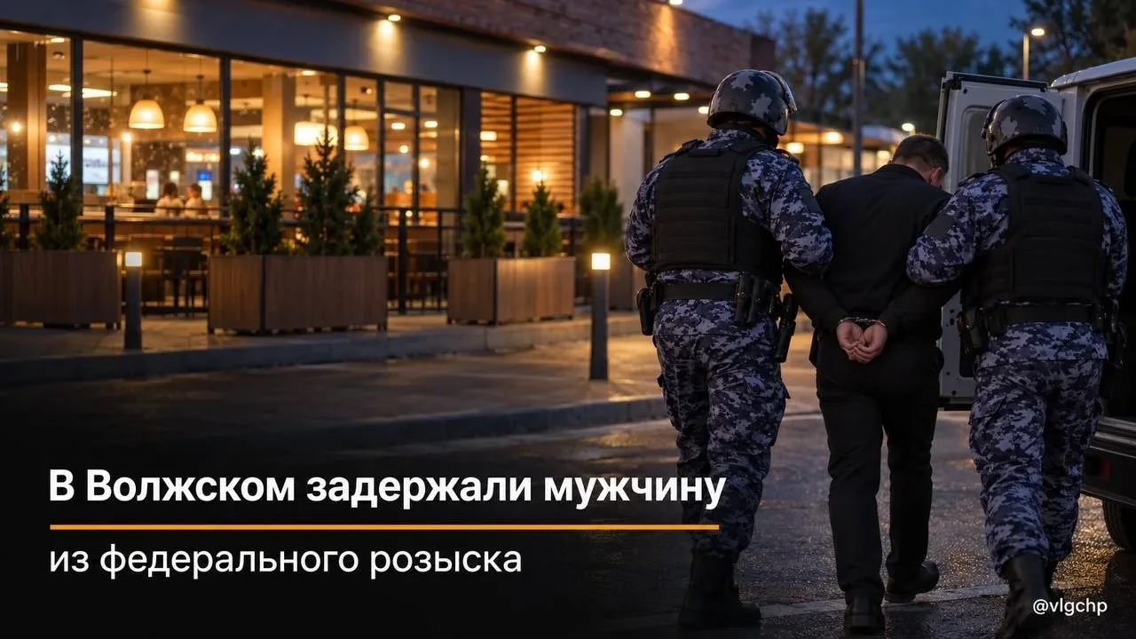 ⚡ Разыскиваемый задержан в Волжском