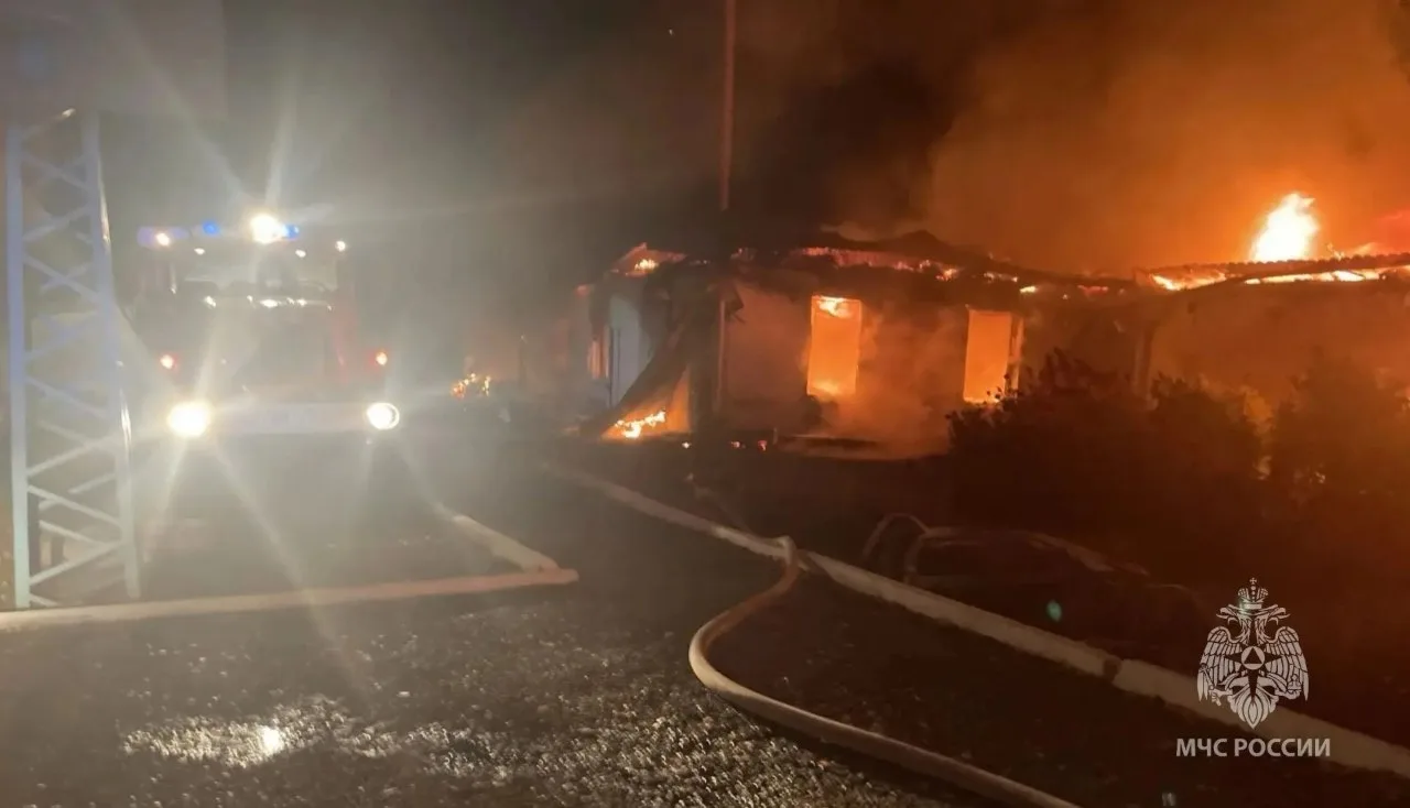 😱 Пожар произошел в школе в селе Шилово Калманского района