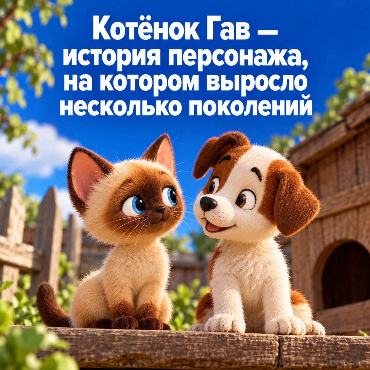 🐱 Котёнок Гав — герой, на котором выросло несколько поколений