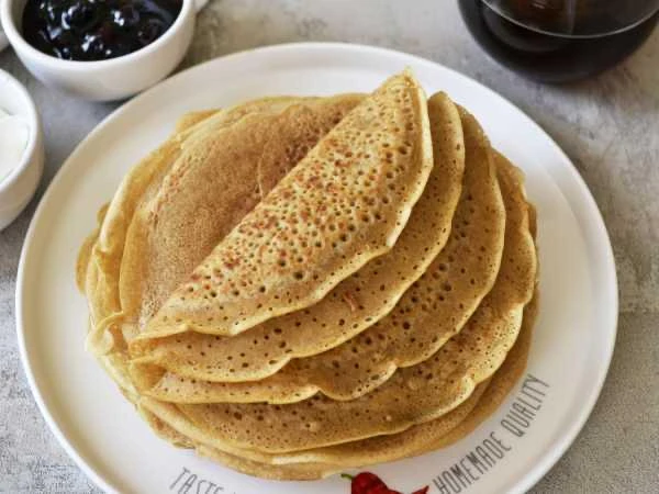 🥞 Постные пшенично-ржаные блины