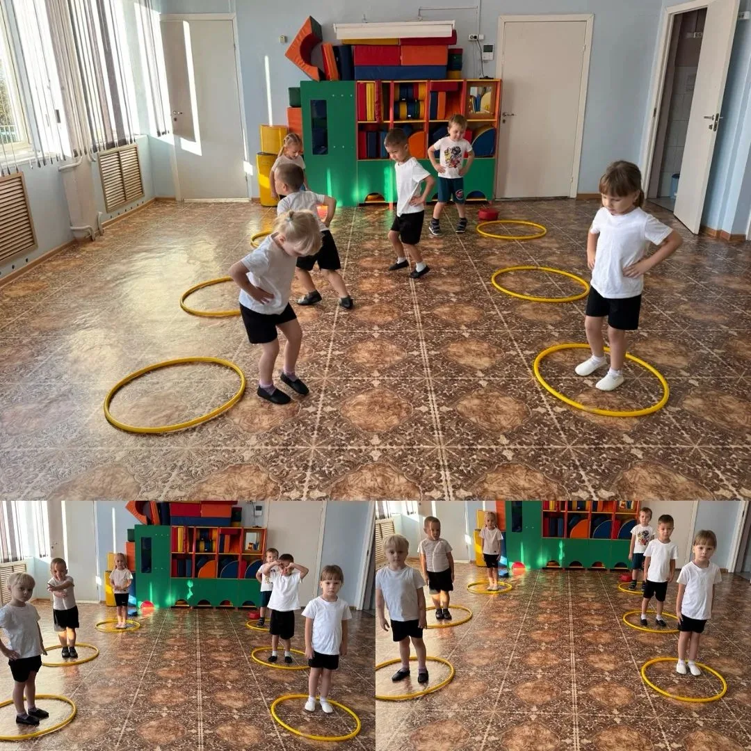 Ребята группы «Ромашки» 🌼👶 сегодня на физкультуре 🏃‍♂️🤸‍♀️ занимались с удовольстви...