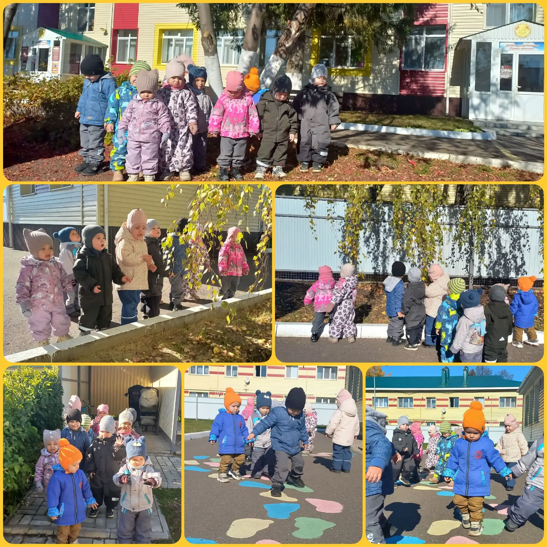 Наши малыши наслаждаются прекрасной прогулкой на свежем воздухе! 🌞🍂🍁🌳🏃‍♂️🏃‍♀️ Бег...