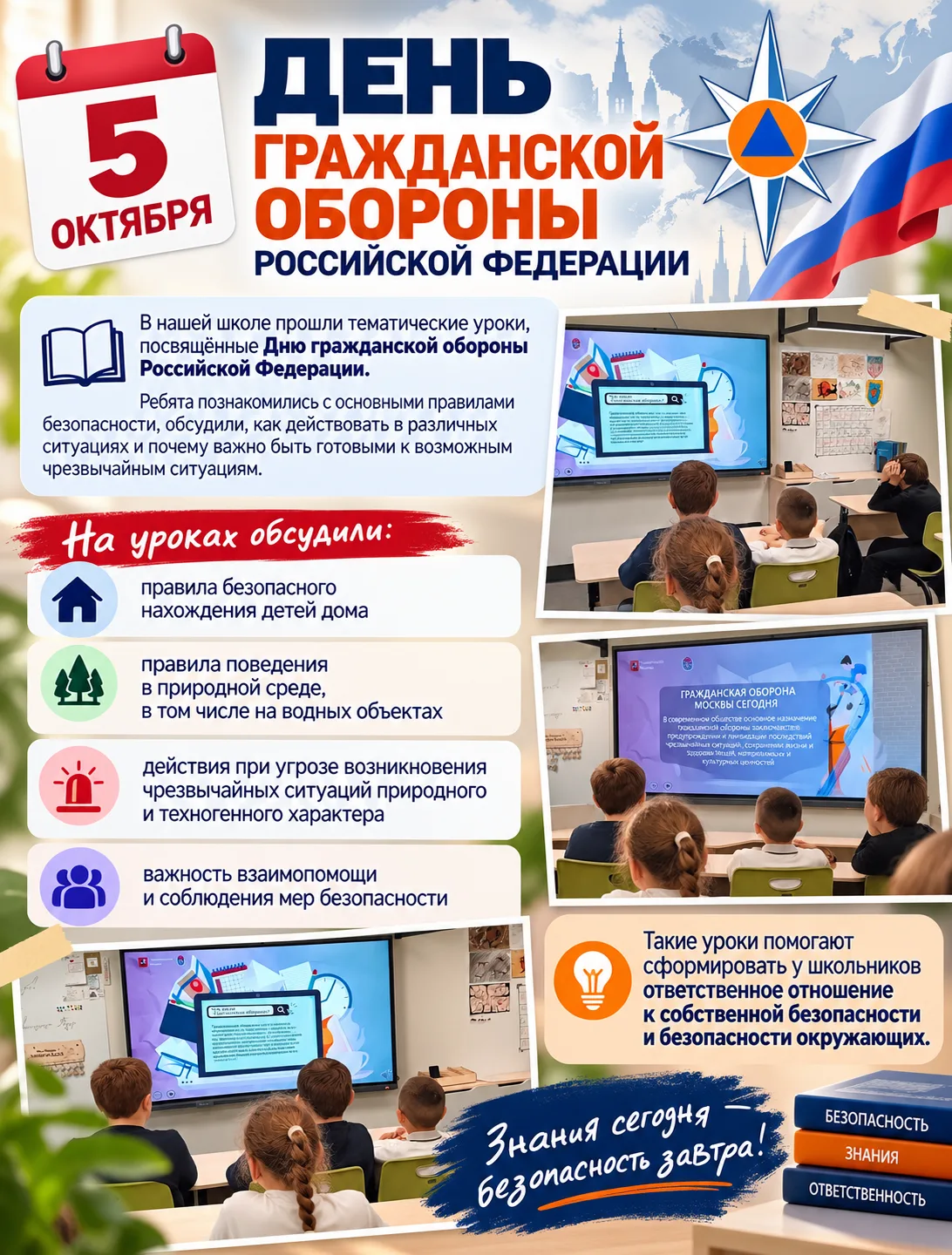 🛡️ ДЕНЬ ГРАЖДАНСКОЙ ОБОРОНЫ РОССИЙСКОЙ ФЕДЕРАЦИИ