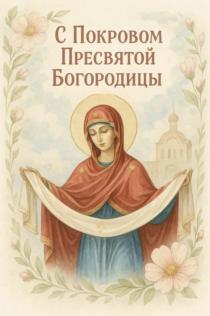 🙏 С ПРАЗДНИКОМ ПОКРОВА ПРЕСВЯТОЙ БОГОРОДИЦЫ!