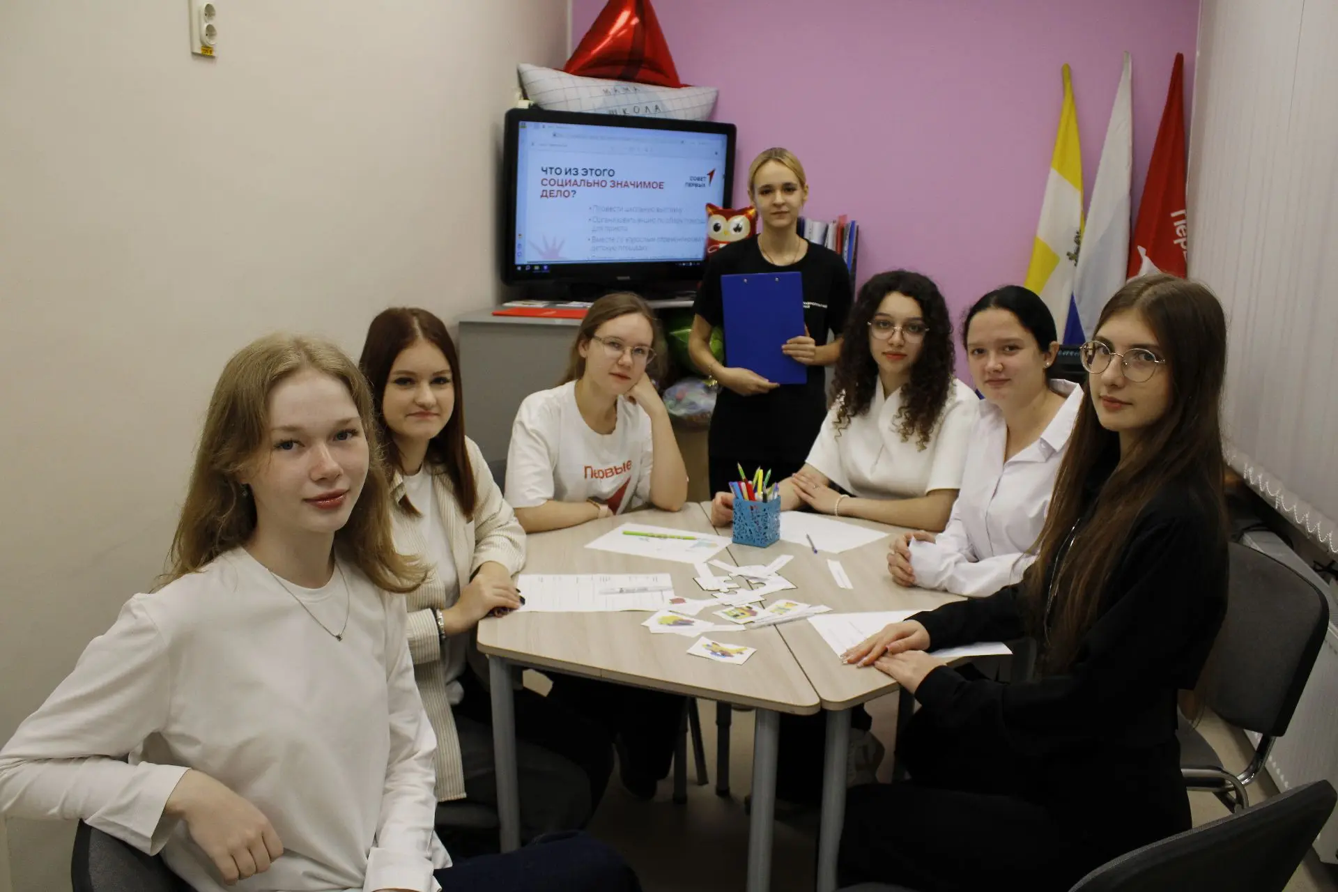 👥В первичном отделении «Движения Первых» МБОУ СОШ № 26 города Ставрополя состоялась Шк...