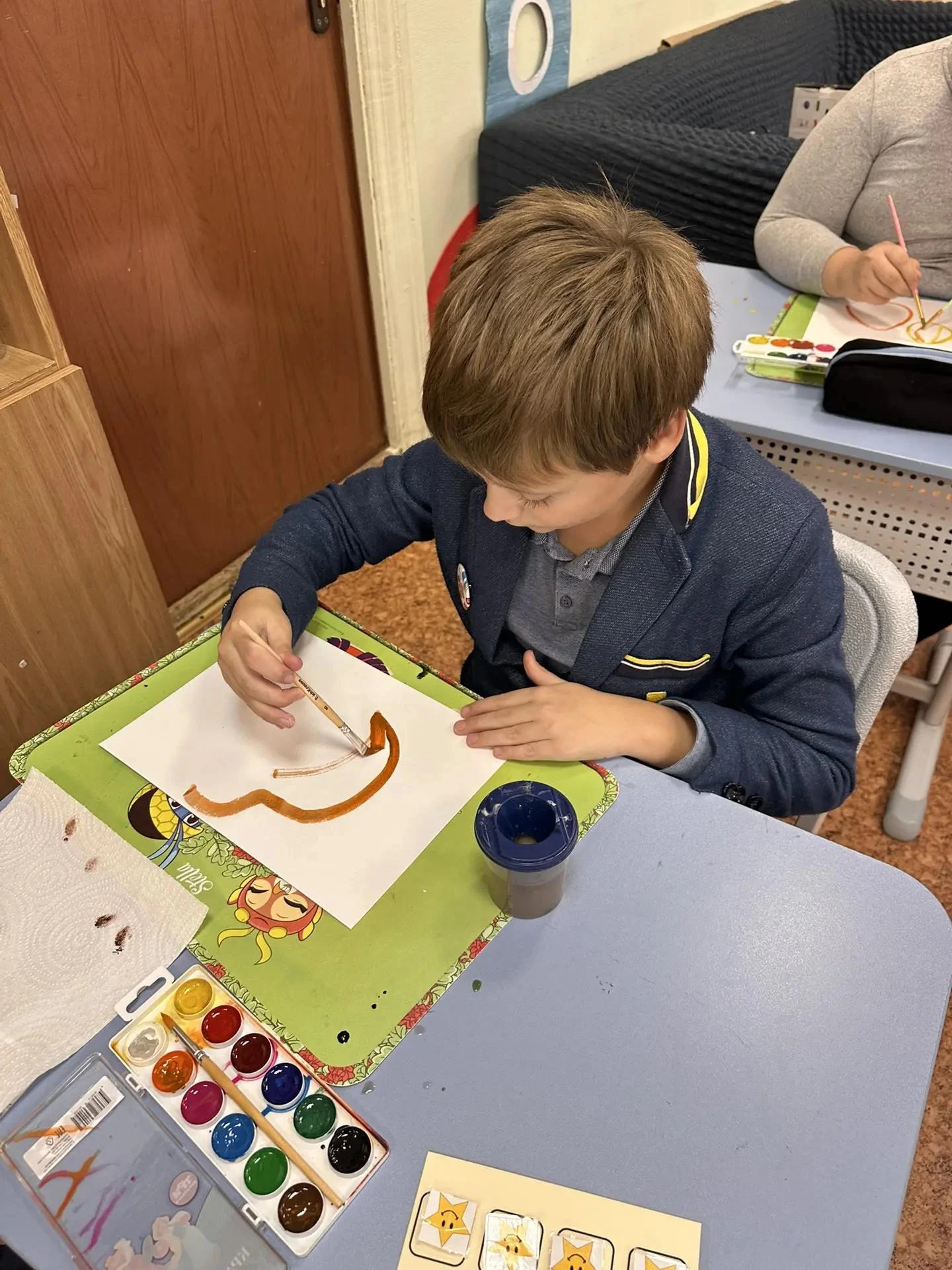 🎨 Волшебство на уроке ИЗО в 3 «В» классе! 🎨