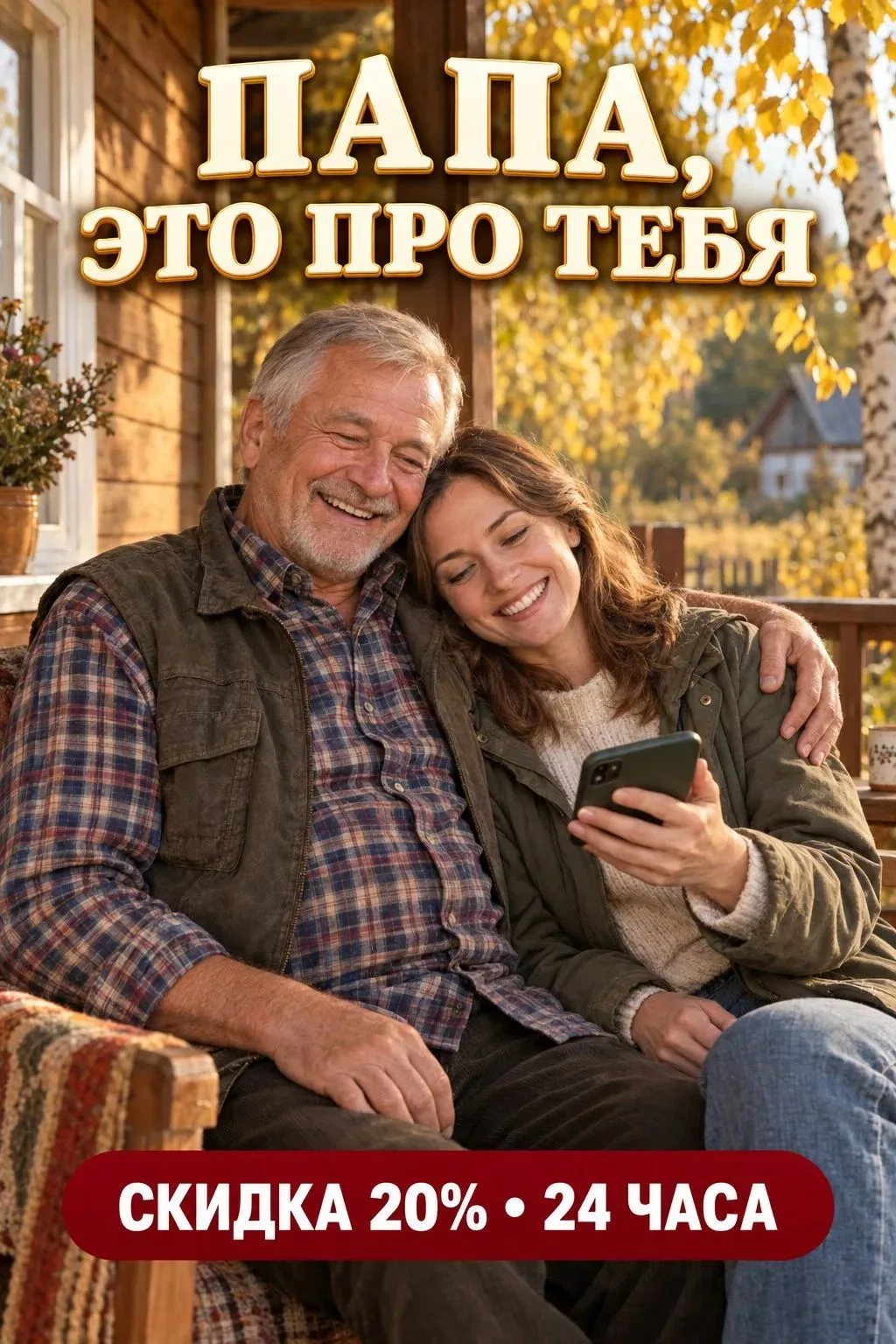 🔥 −20% на тарифы ко Дню Отца! Подготовьте трогательную песню-подарок для папы.