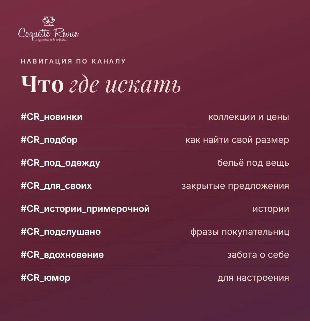 Навигация по каналу 🧭