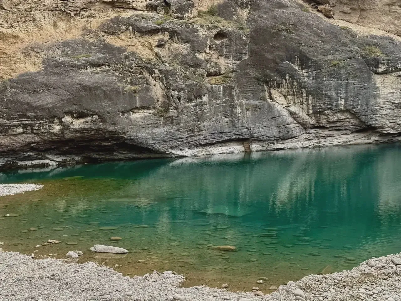 Ирганайское водохранилище в горах
