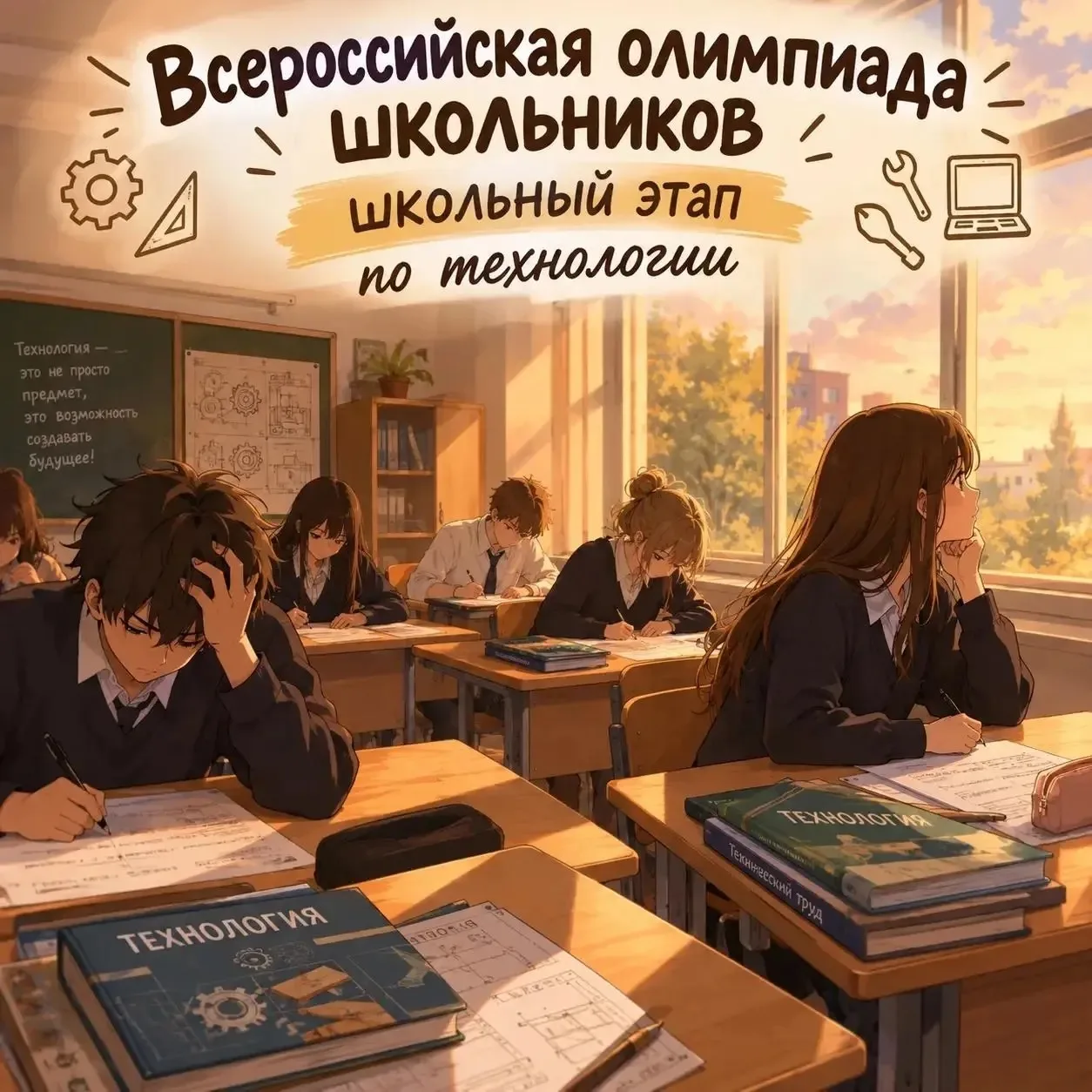 🏆 Очередной школьный этап Всероссийской олимпиады школьников!