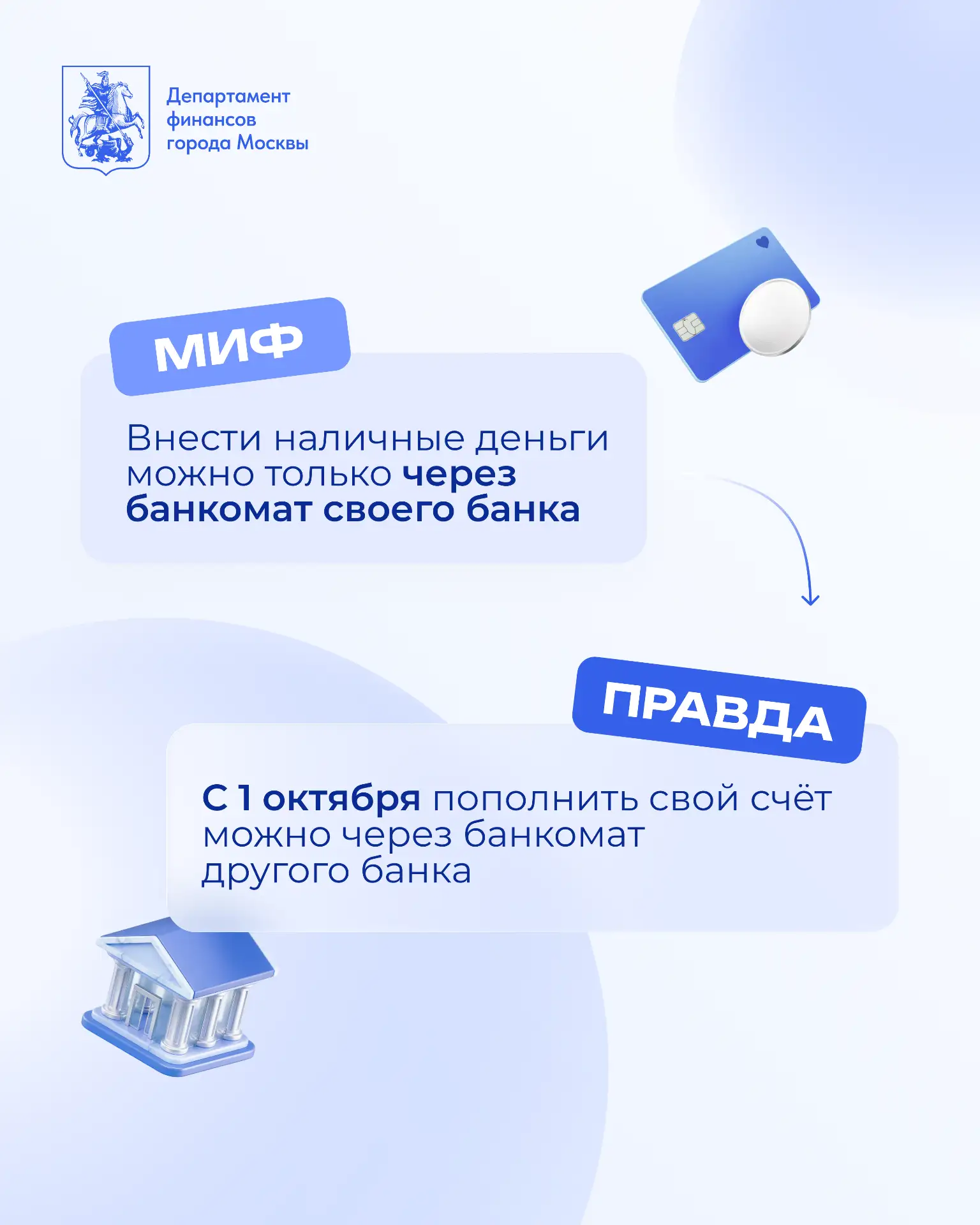 Пополнить счет карты можно только через банкомат своего банка: миф или правда?