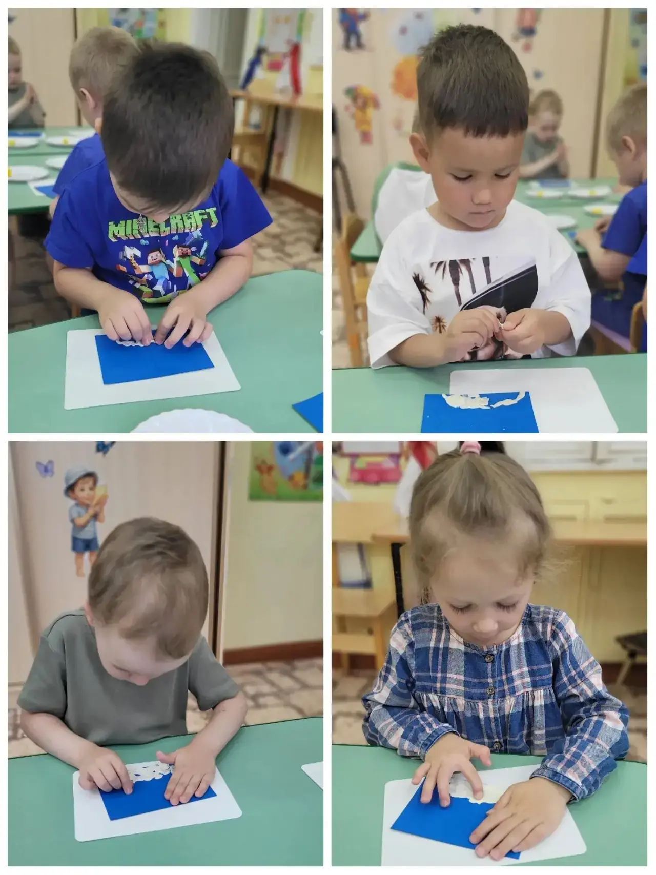 ✨ Лепка в средней группе "Непоседы" на тему "Солнце в тучах". 🌤️