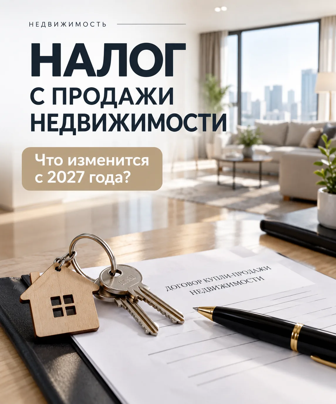 🏠 Продажа недвижимости с 2027 года: налог может стать выше