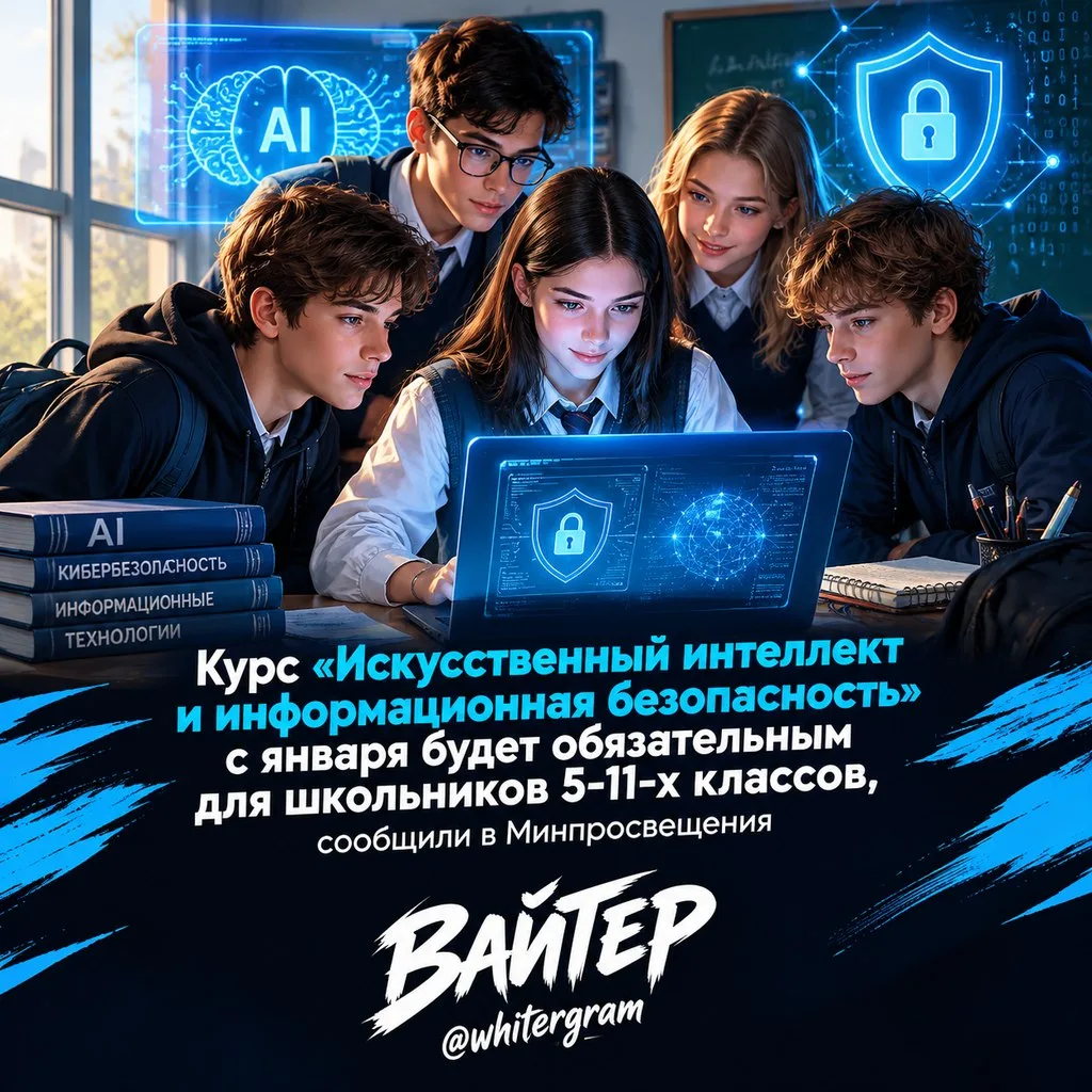 Курс «Искусственный интеллект и информационная безопасность» с января будет обязательны...