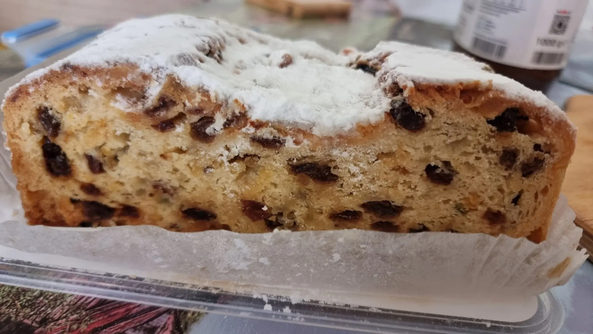 Завтрак🤩 Штоллен в разрезе😋