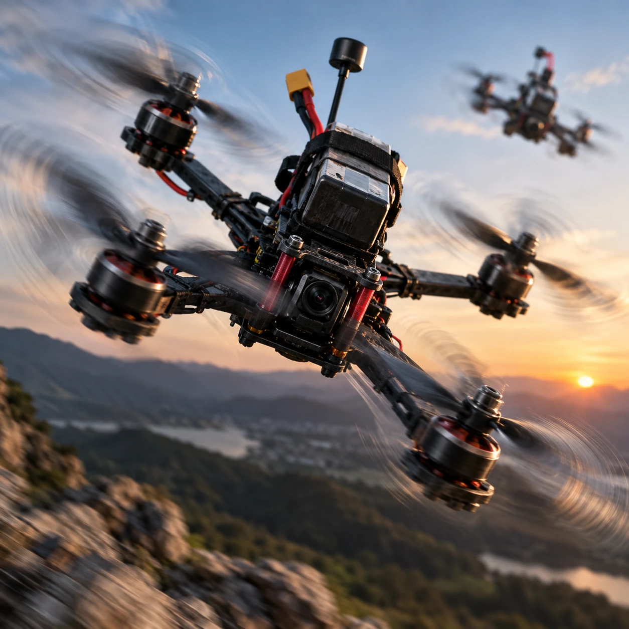 🚁 Почему FPV-дрон дрожит при резком наборе газа?