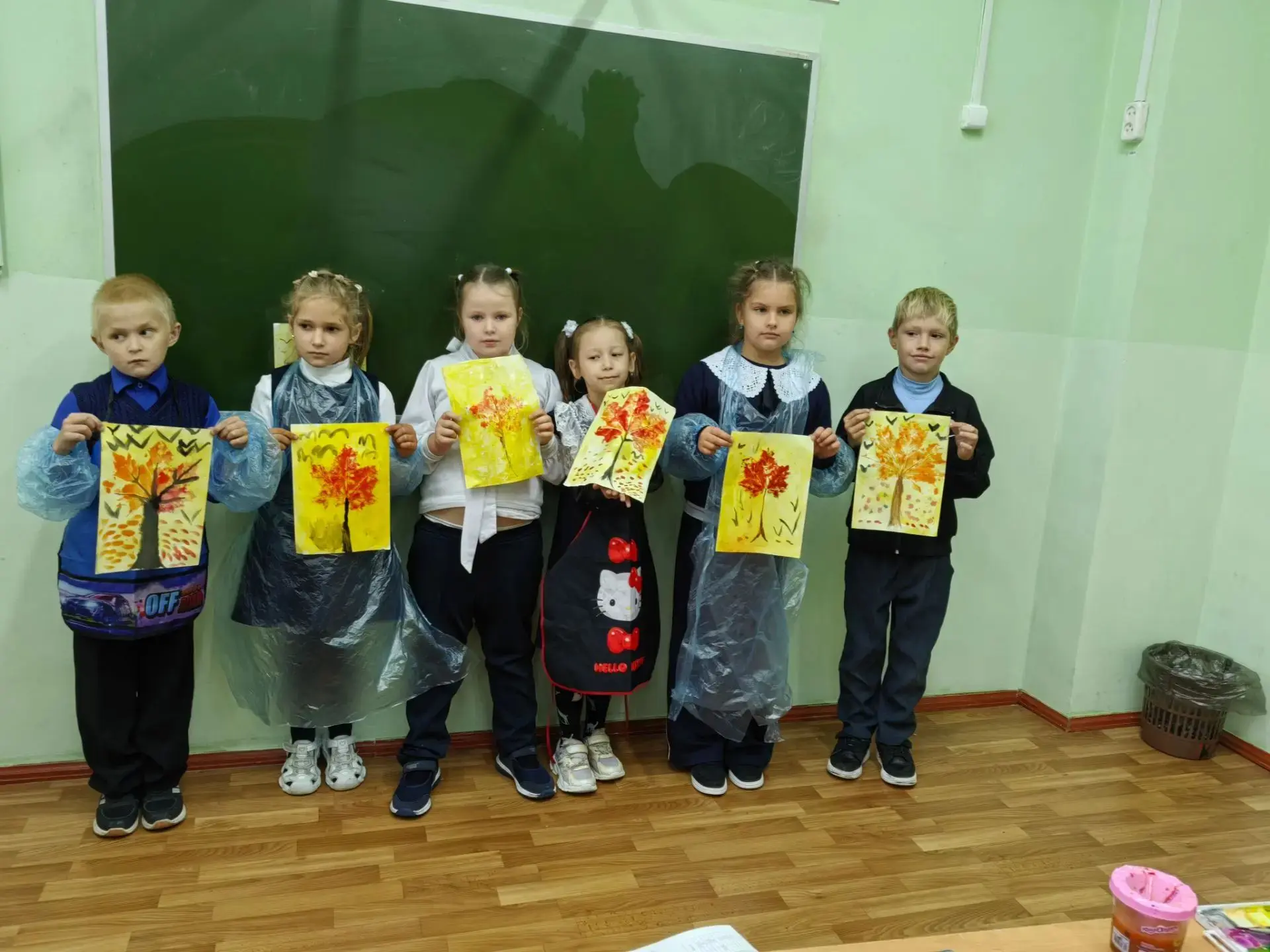 🍁🍁На этой неделе в нашей творческой мастерской прошел необычный урок. Мы решили отлож...