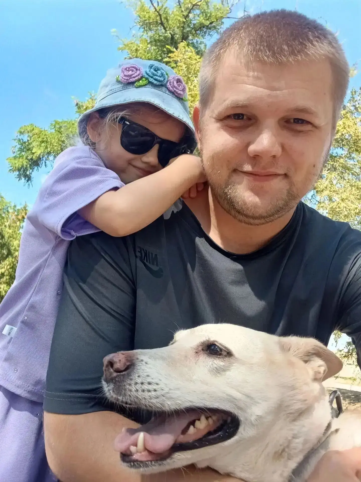 Фокина Валерия и папа Алексей.