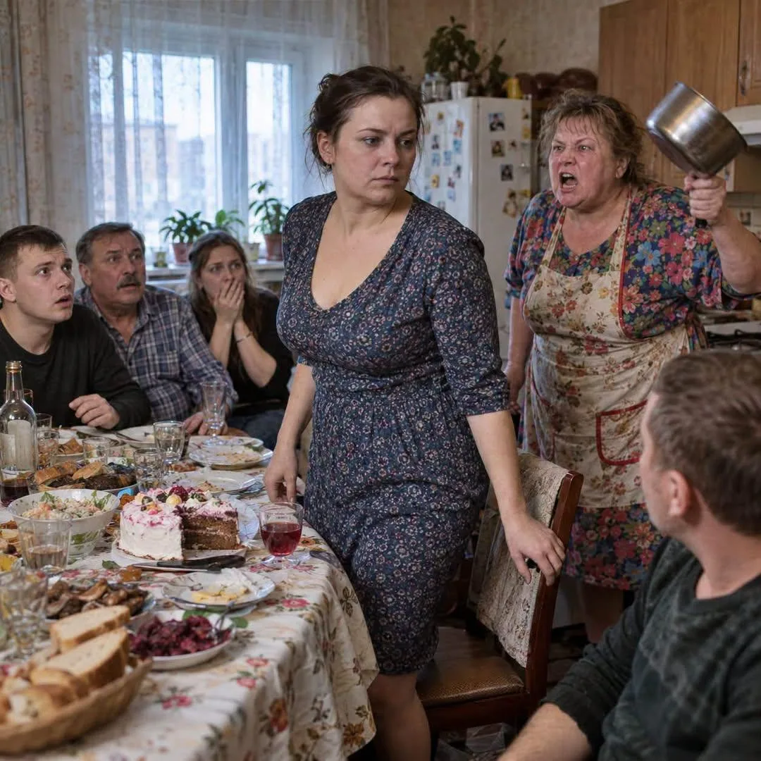 «Мне плевать, что у тебя день рождения! Вставай, нам жрать!» — орала свекровь, ударив н...
