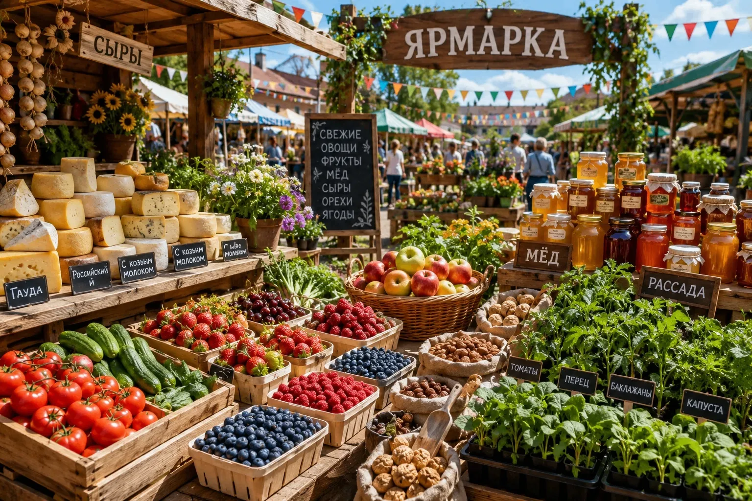 🥕🍆🌽Места для торговли излишками урожая