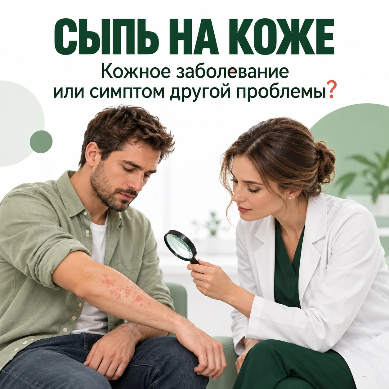 КОЖА - отражает многие процессы  в организме, а не «сама по себе»