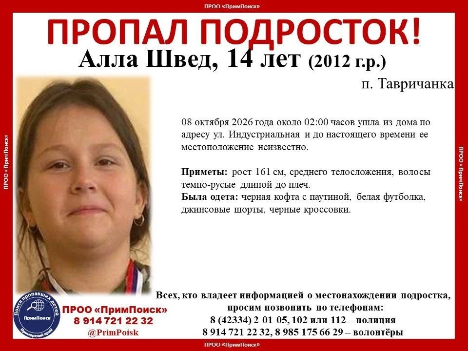ВНИМАНИЕ! ПРОПАЛ ПОДРОСТОК!