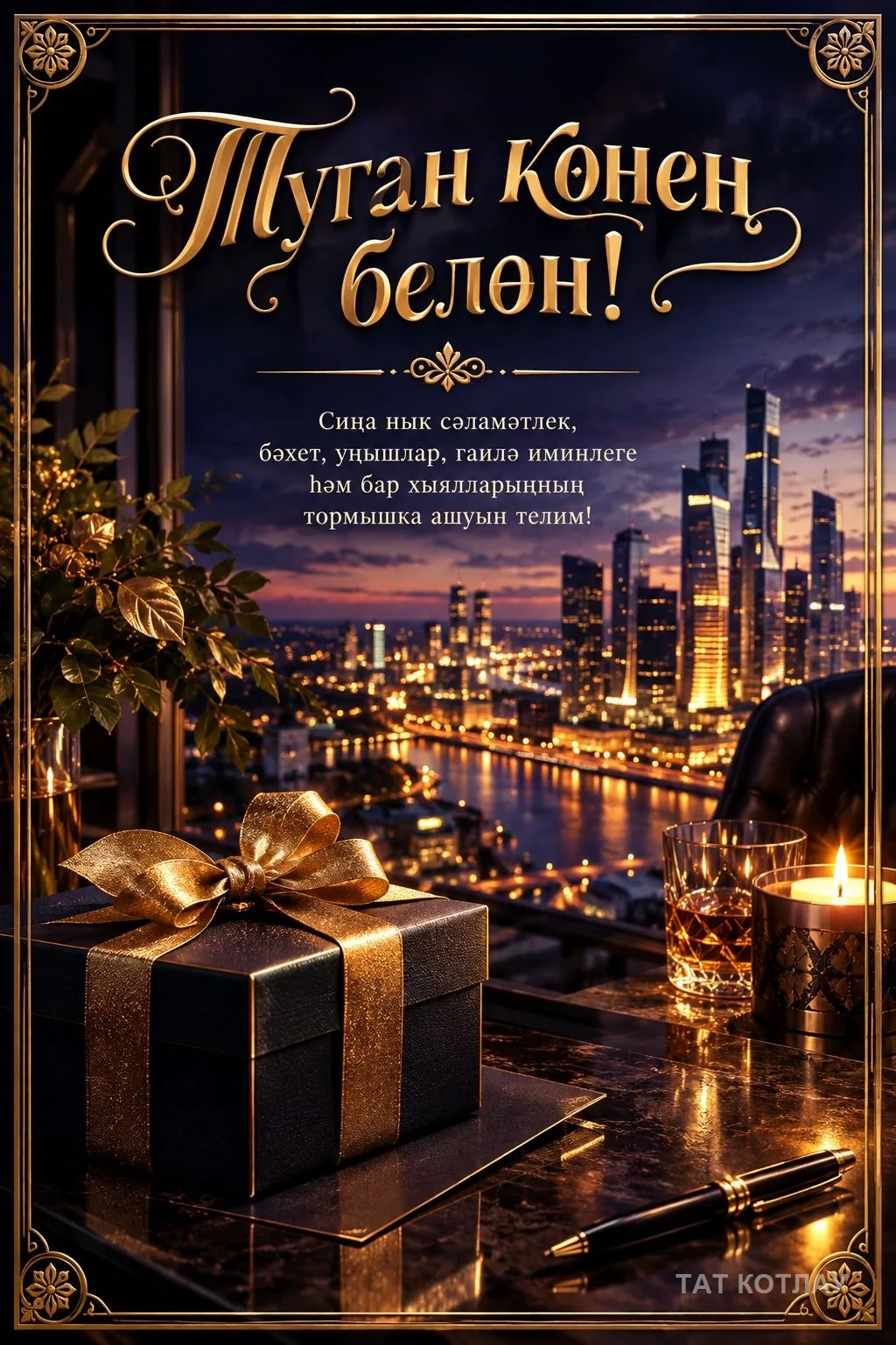 👍 Туган көнен белэн ир атка