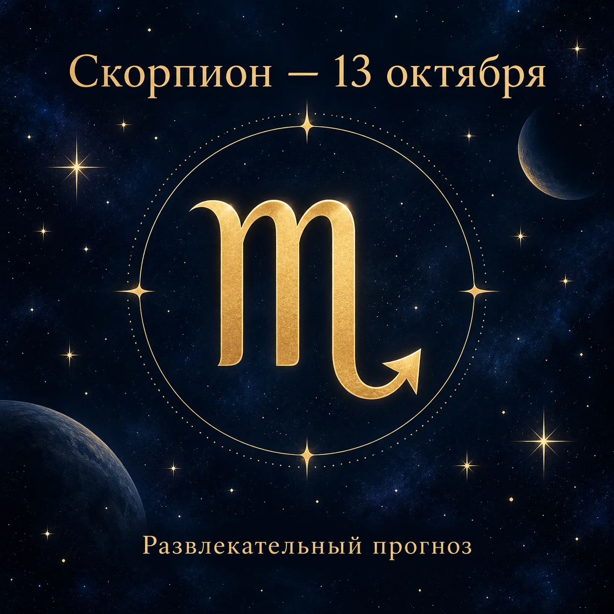 ♏ Скорпион — 13 октября