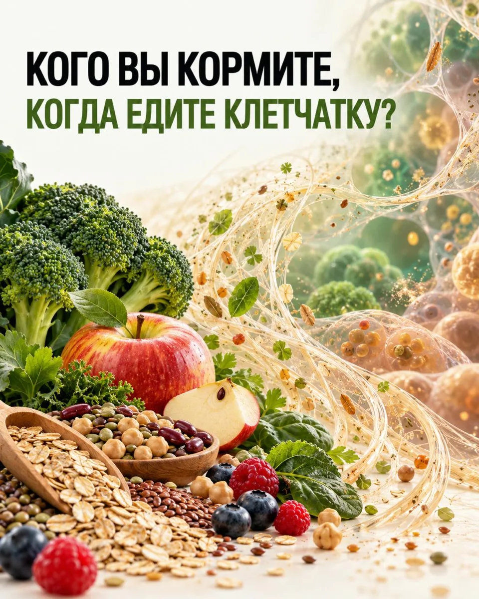 Что происходит с клетчаткой внутри кишечника?