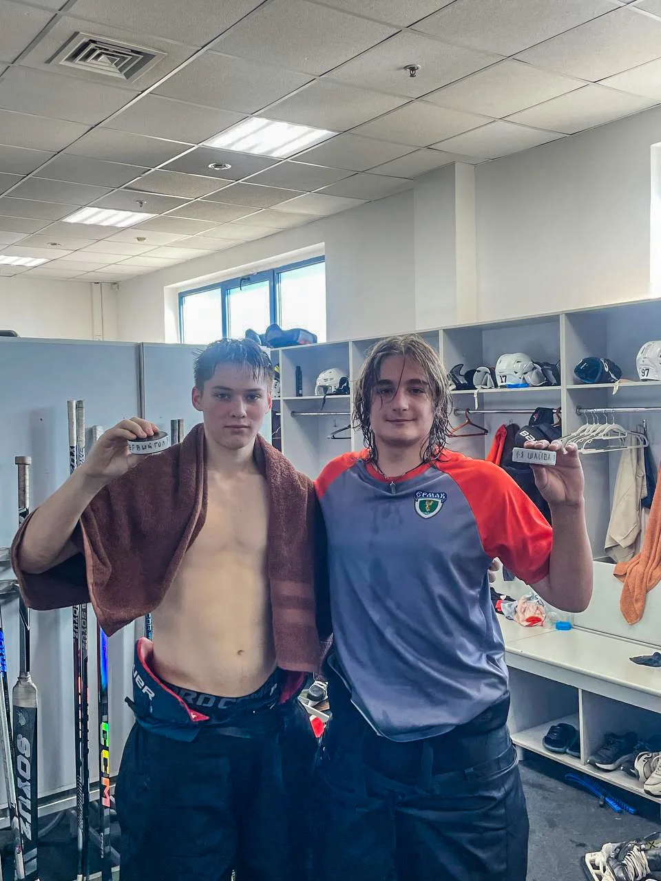 Роман Веденин и Виталий Наделяев и их дебютные шайбы 👏🏻