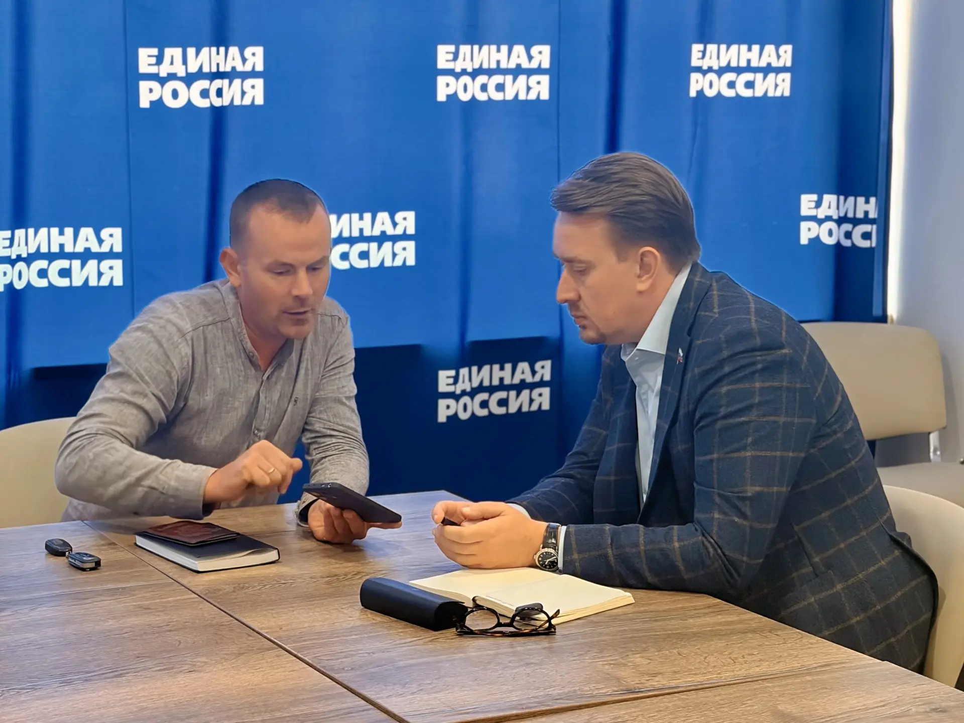 Сегодня провёл приём граждан в Штабе общественной поддержки «Единой России».