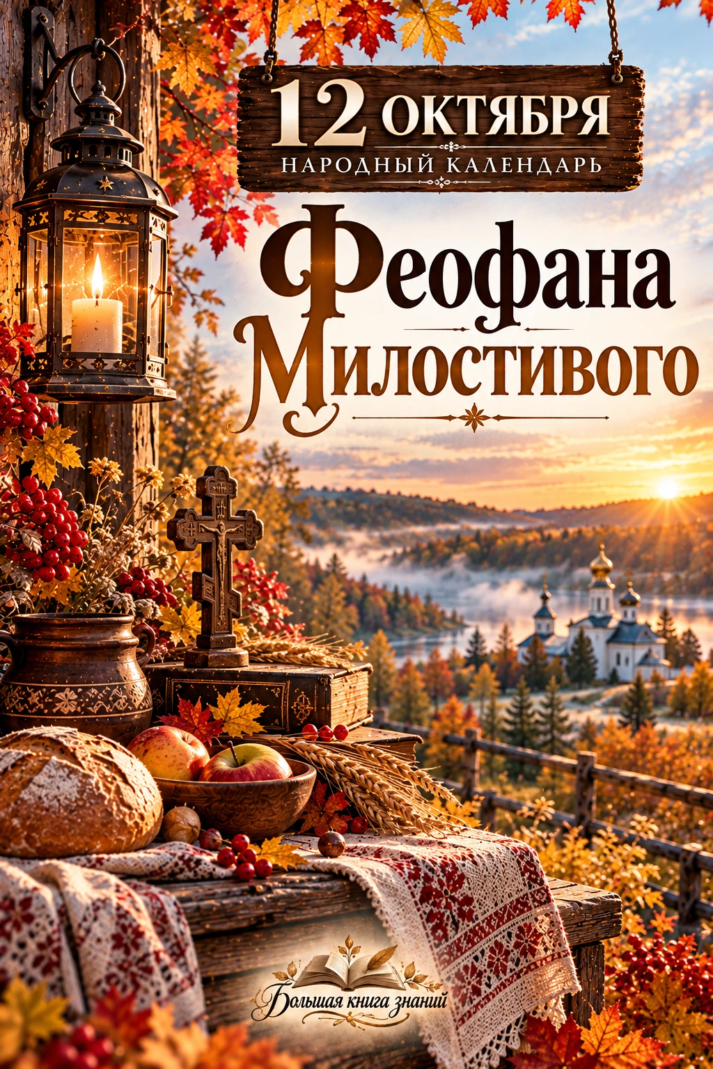 🍂 12 ОКТЯБРЯ — ФЕОФАН МИЛОСТИВЫЙ