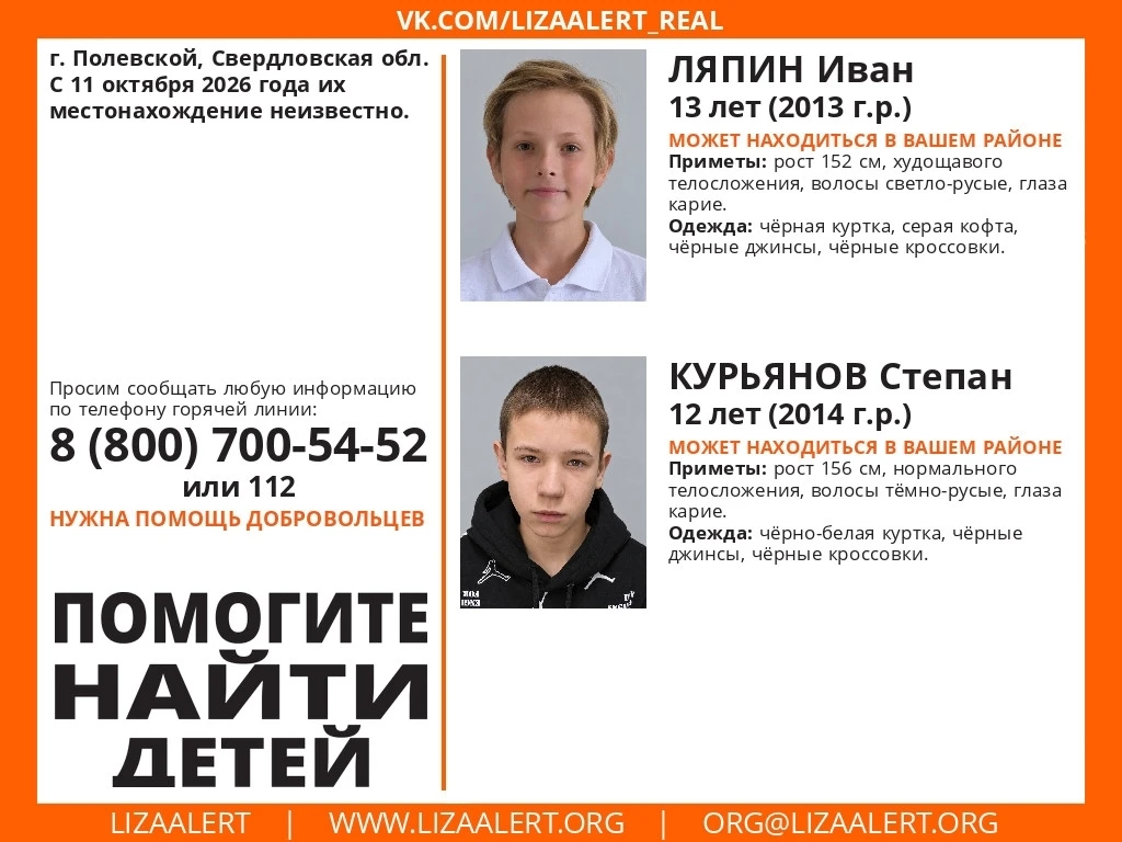 Внимание! Помогите найти детей!