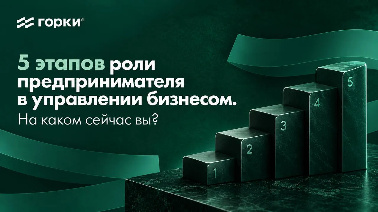 5 этапов роли предпринимателя в управлении бизнесом. На каком сейчас вы?