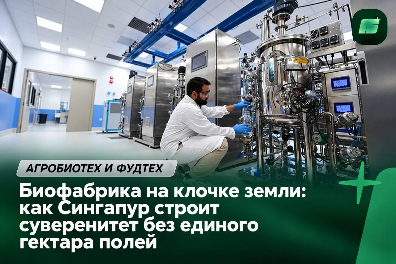 Биофабрика на клочке земли: как Сингапур строит суверенитет без единого гектара полей