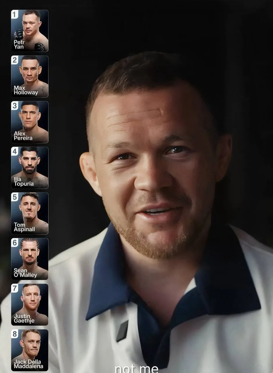 🇷🇺 Пётр Ян расставил бойцов UFC по силе удара, не зная, кто будет следующим 🤔