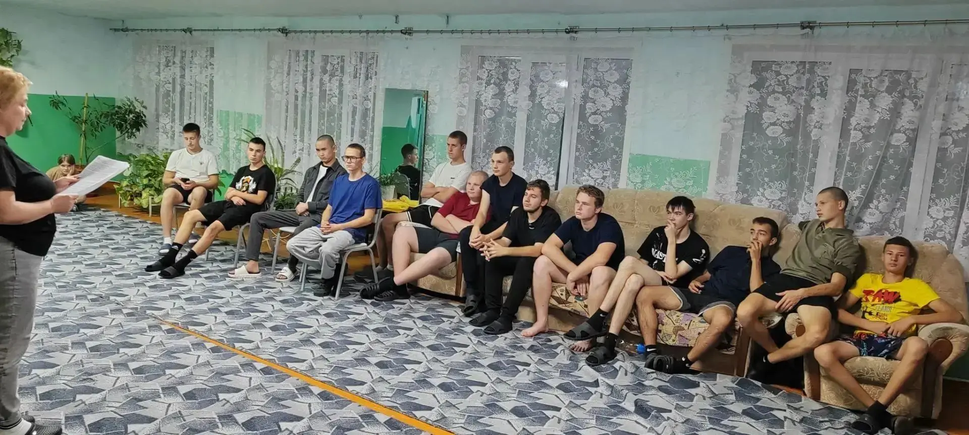 В общежитии Усовского филиала Сибирского профессионального колледжа прошла познавательн...