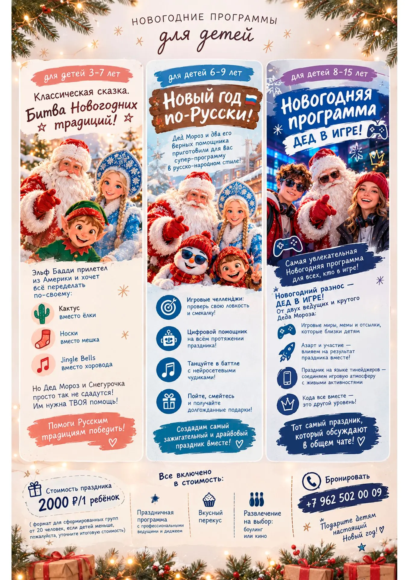 ❄️НОВОГОДНИЕ ПРОГРАММЫ ДЛЯ ДЕТЕЙ❄️