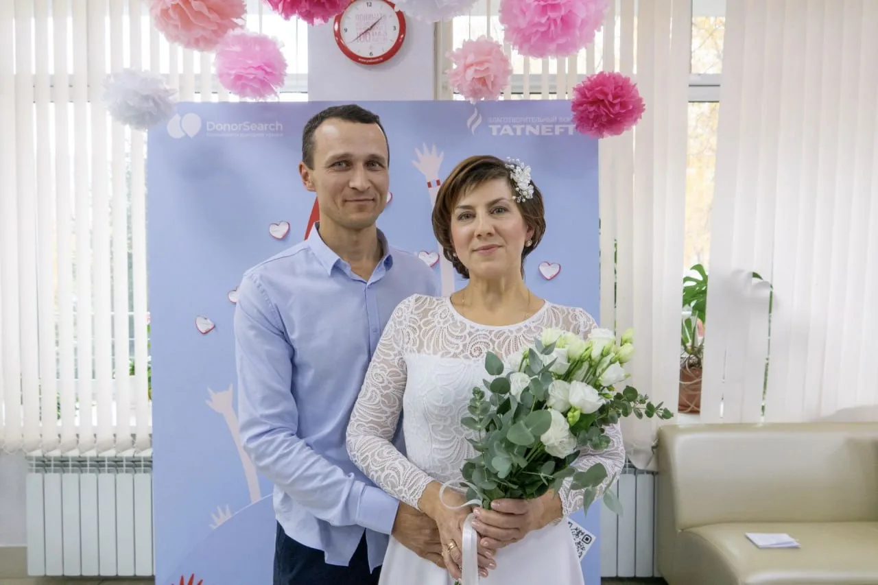❤️ В Челнах поженились почётные доноры России, у которых одинаковая группа крови