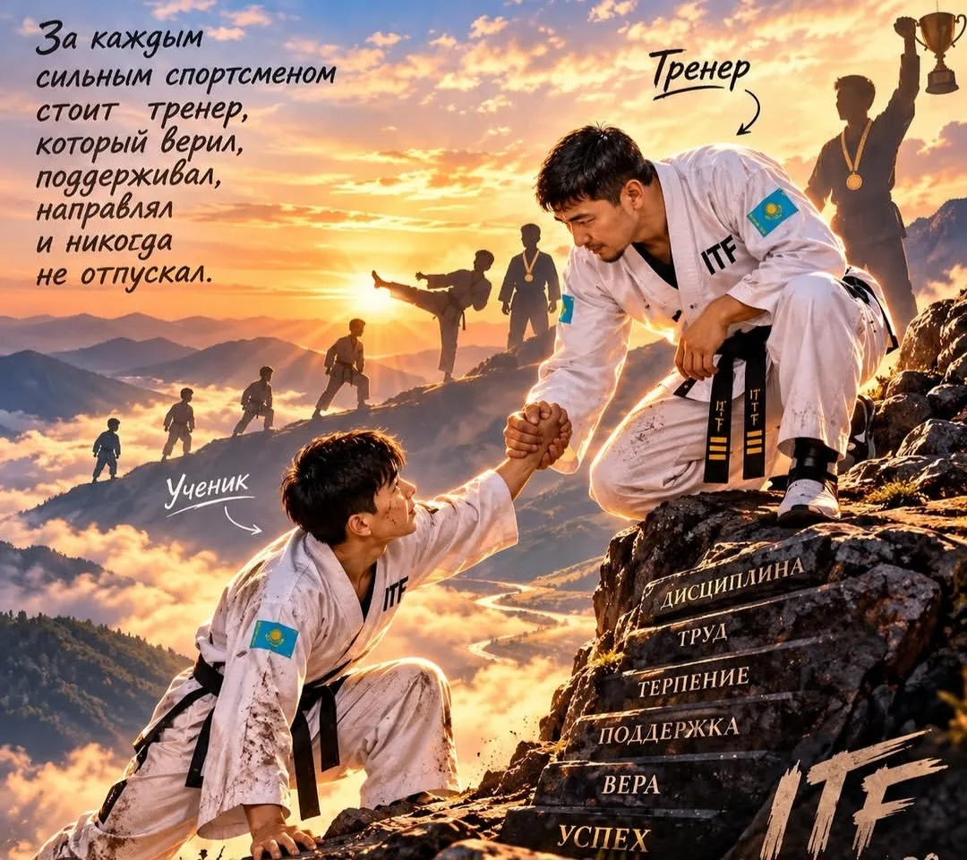 🎉 За каждым сильным спортсменом стоит тренер, который верил в него с самого первого ша...