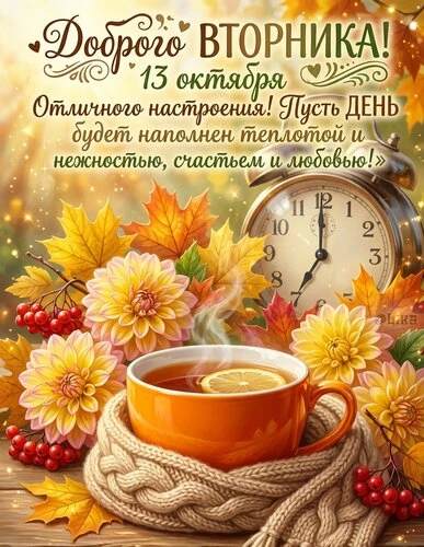 Открытки вторник