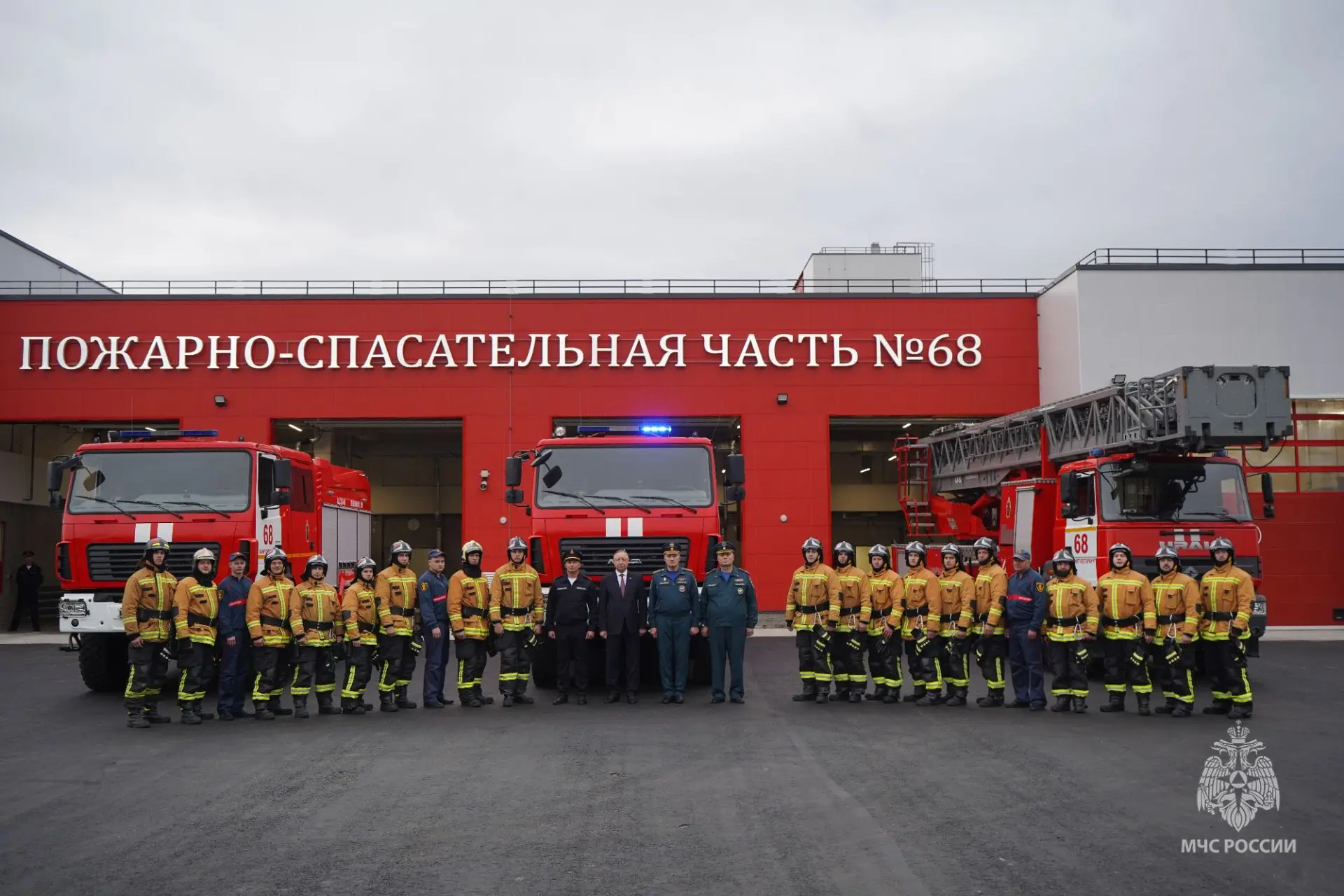 ❗ В Санкт-Петербурге открыли новую пожарно-спасательную часть