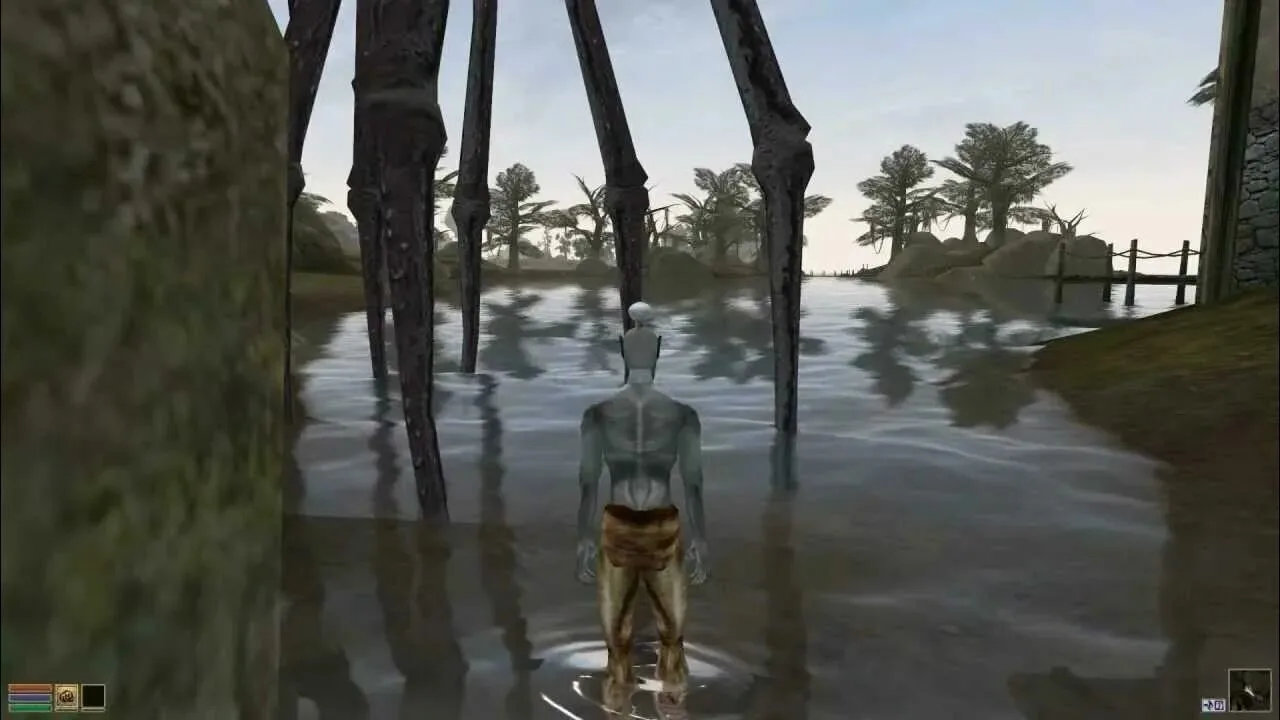 Минутка хардкорной логики из Morrowind: там можно было выучить заклинание быстрого плав...